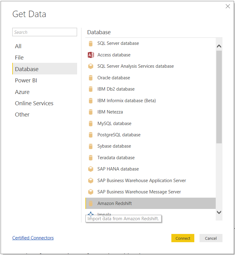 Connect to Incorta in Power BI